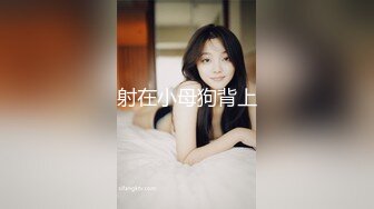 射在小母狗背上