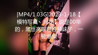 [MP4/1.03G]2023-1-18【模特写真丶探花】说是00年的，黑丝高跟鞋性感妹子，一顿爆操