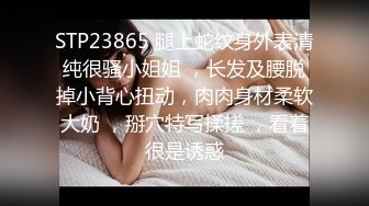 STP23865 腿上蛇纹身外表清纯很骚小姐姐 ，长发及腰脱掉小背心扭动，肉肉身材柔软大奶 ，掰穴特写揉搓 ，看着很是诱惑