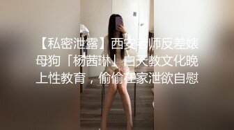 【私密泄露】西安老师反差婊母狗「杨茜琳」白天教文化晚上性教育，偷偷在家泄欲自慰