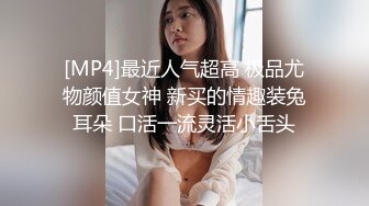 [MP4]最近人气超高 极品尤物颜值女神 新买的情趣装兔耳朵 口活一流灵活小舌头