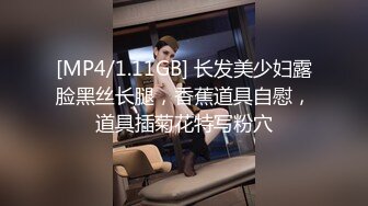 [MP4/1.11GB] 长发美少妇露脸黑丝长腿，香蕉道具自慰，道具插菊花特写粉穴