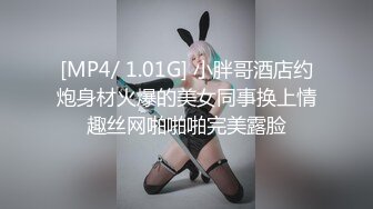 [MP4/ 1.01G] 小胖哥酒店约炮身材火爆的美女同事换上情趣丝网啪啪啪完美露脸