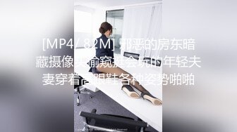 [MP4/ 82M] 邪恶的房东暗藏摄像头偷窥挺会玩的年轻夫妻穿着高跟鞋各种姿势啪啪