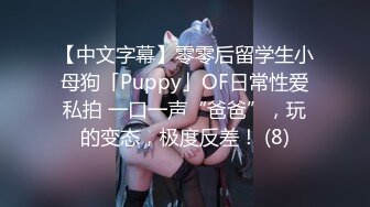 【中文字幕】零零后留学生小母狗「Puppy」OF日常性爱私拍 一口一声“爸爸”，玩的变态，极度反差！ (8)